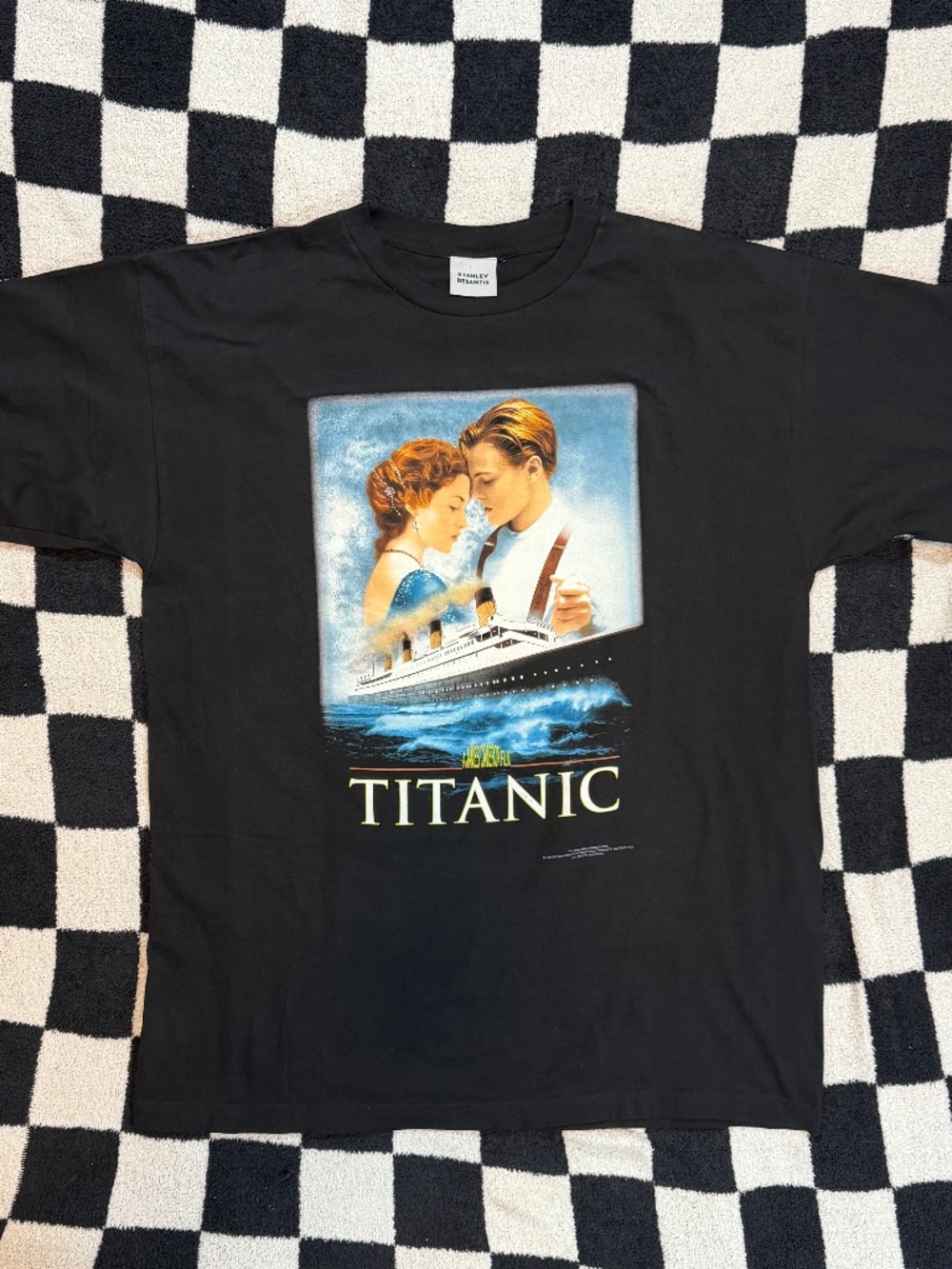 vintage 1998 stanley desantis titanic shirt xl deadstock